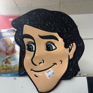 Disney Danielle Nicole Glitter Prince Eric Face Bag from the Little Mermaid